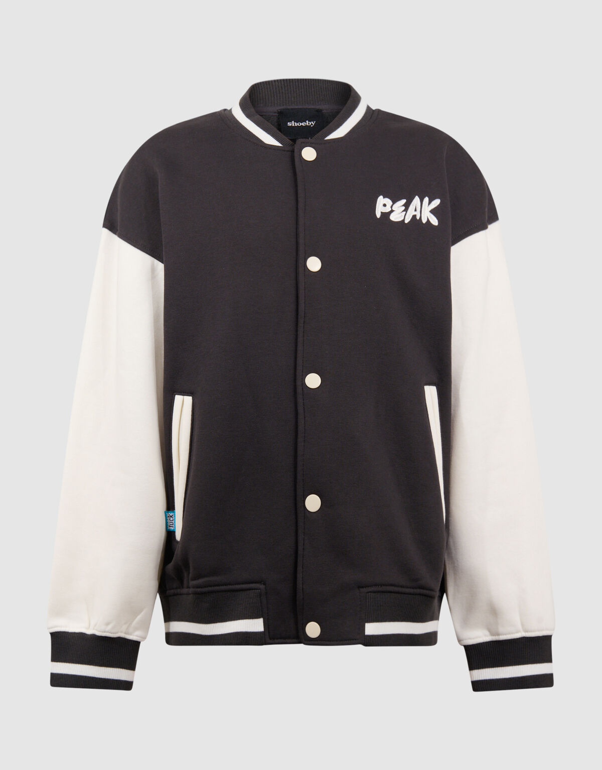 Varsity Bomber Jack Donkergrijs SHOEBY BOYS