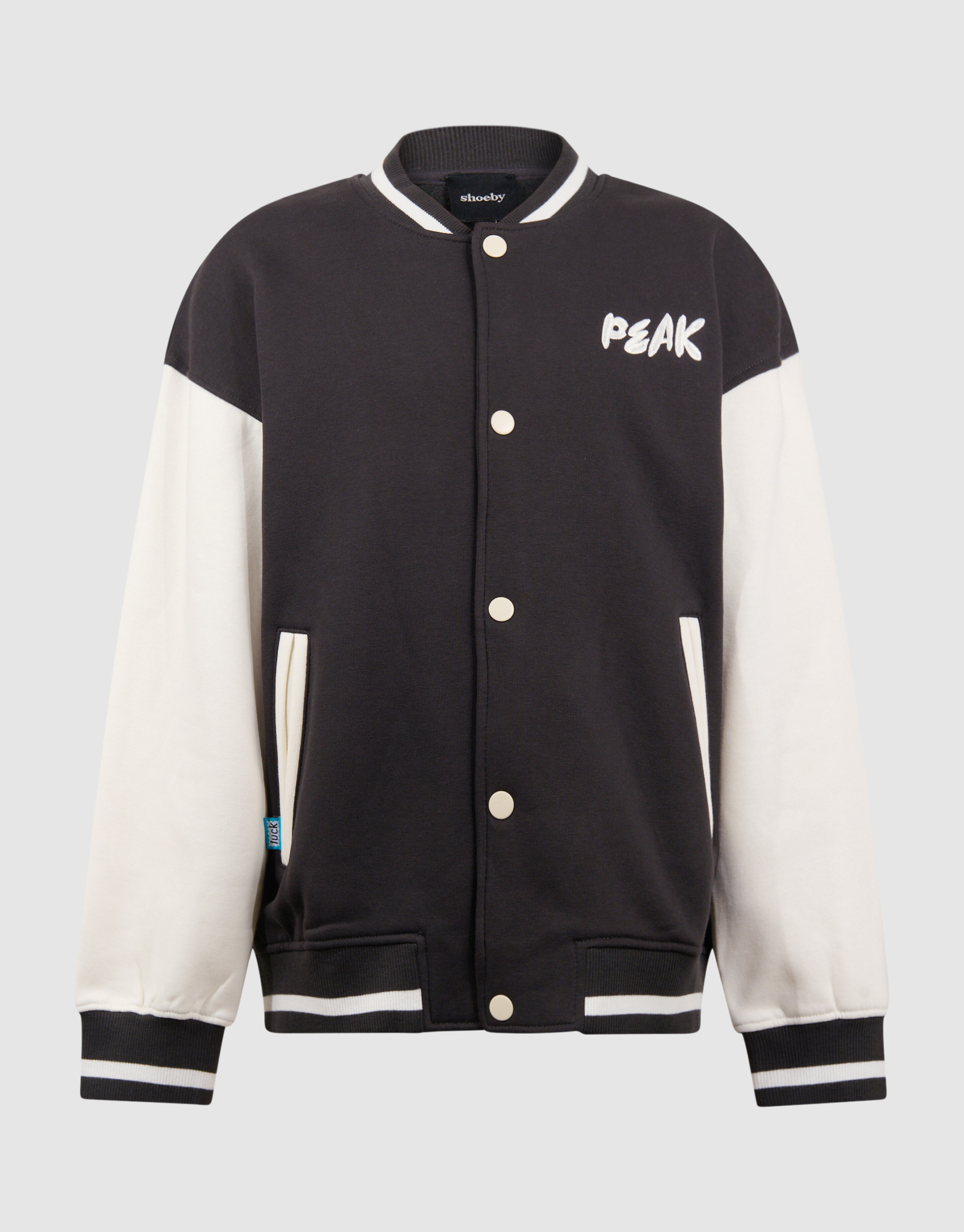 Varsity Bomber Jack Donkergrijs SHOEBY BOYS