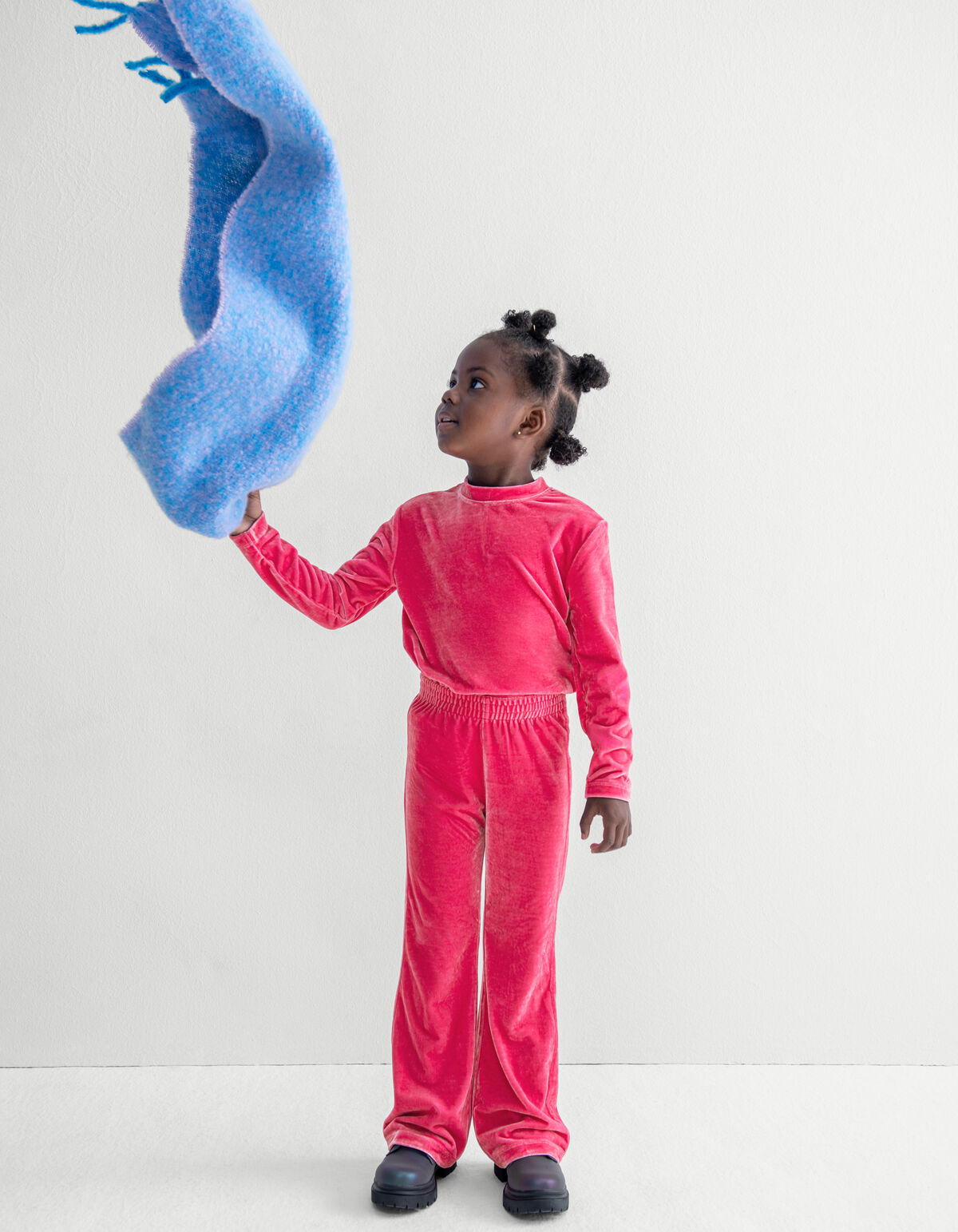 Velvet Flared Broek Roze SHOEBY GIRLS