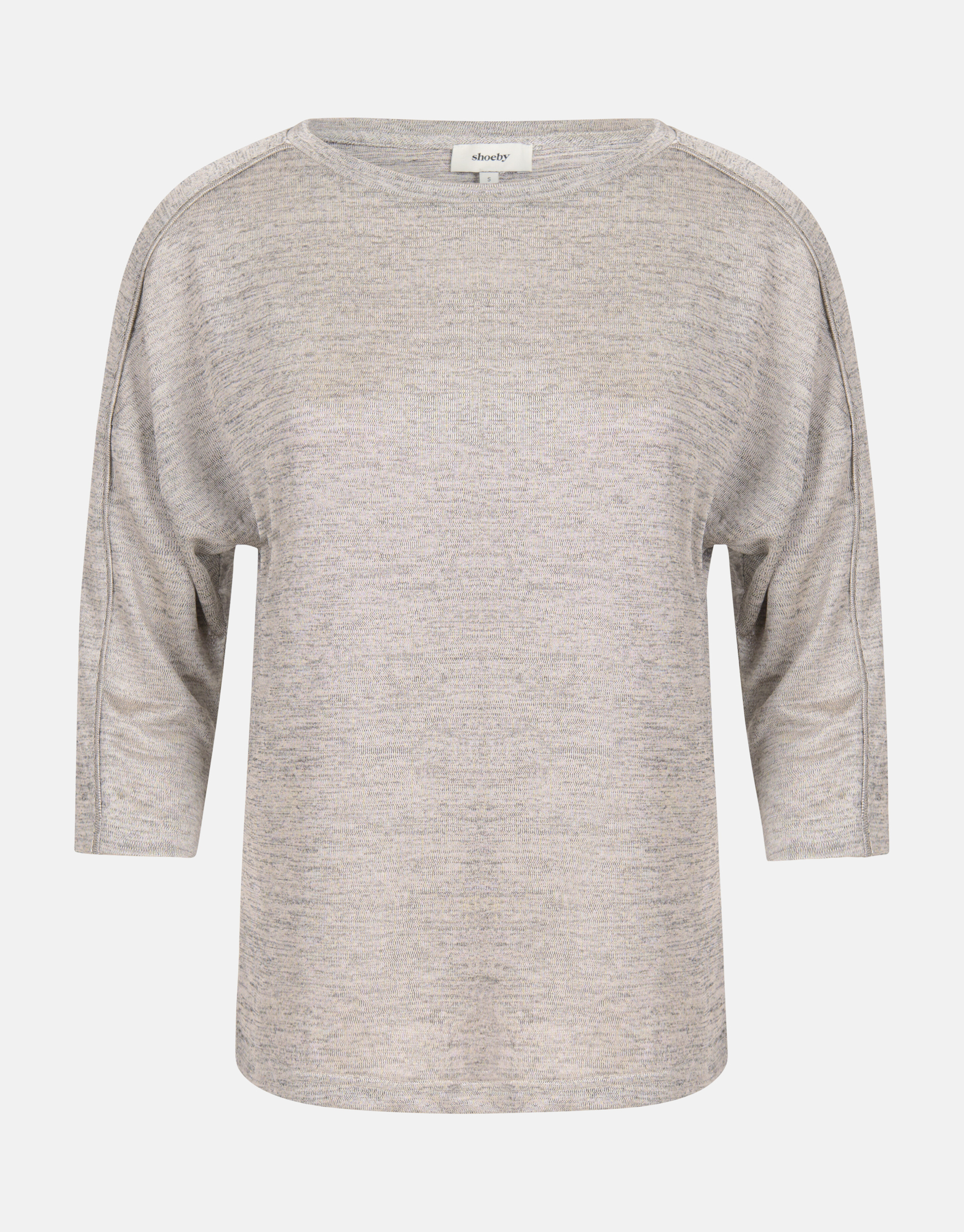 Structuur Top Lichtgrijs SHOEBY WOMEN