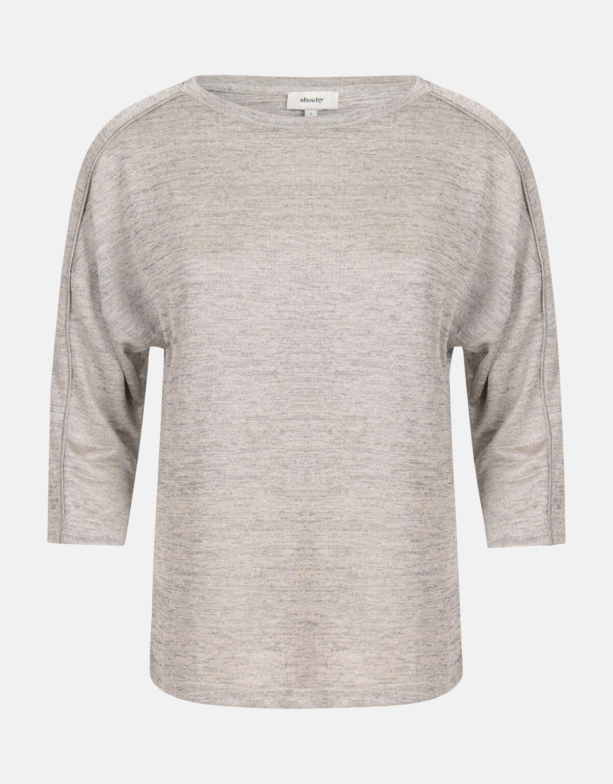 Structuur Top Lichtgrijs SHOEBY WOMEN