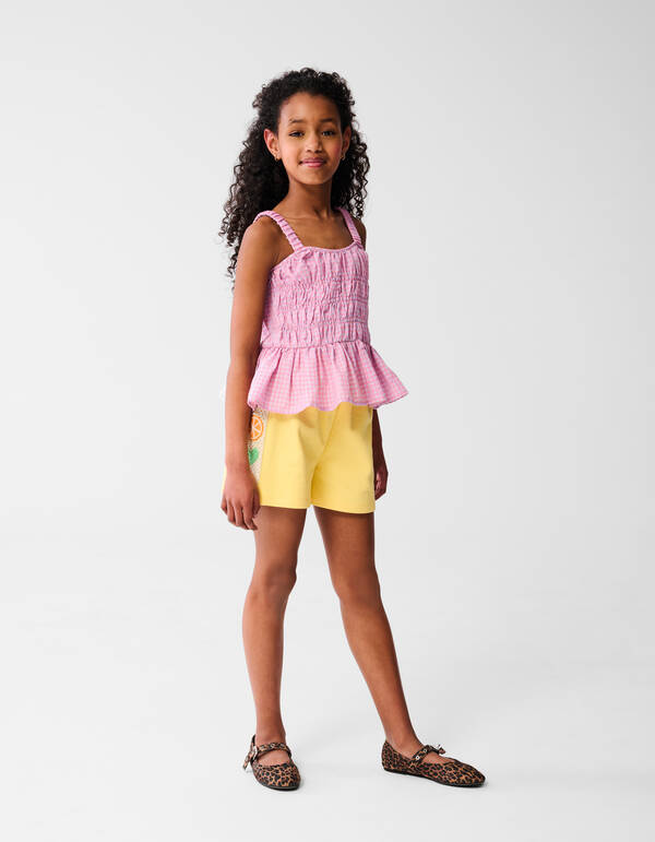 Crochet Short Lichtgeel SHOEBY GIRLS