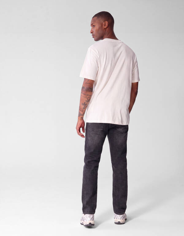 Slim Straight Fit Jeans Donkergrijs L32 SHOEBY MEN