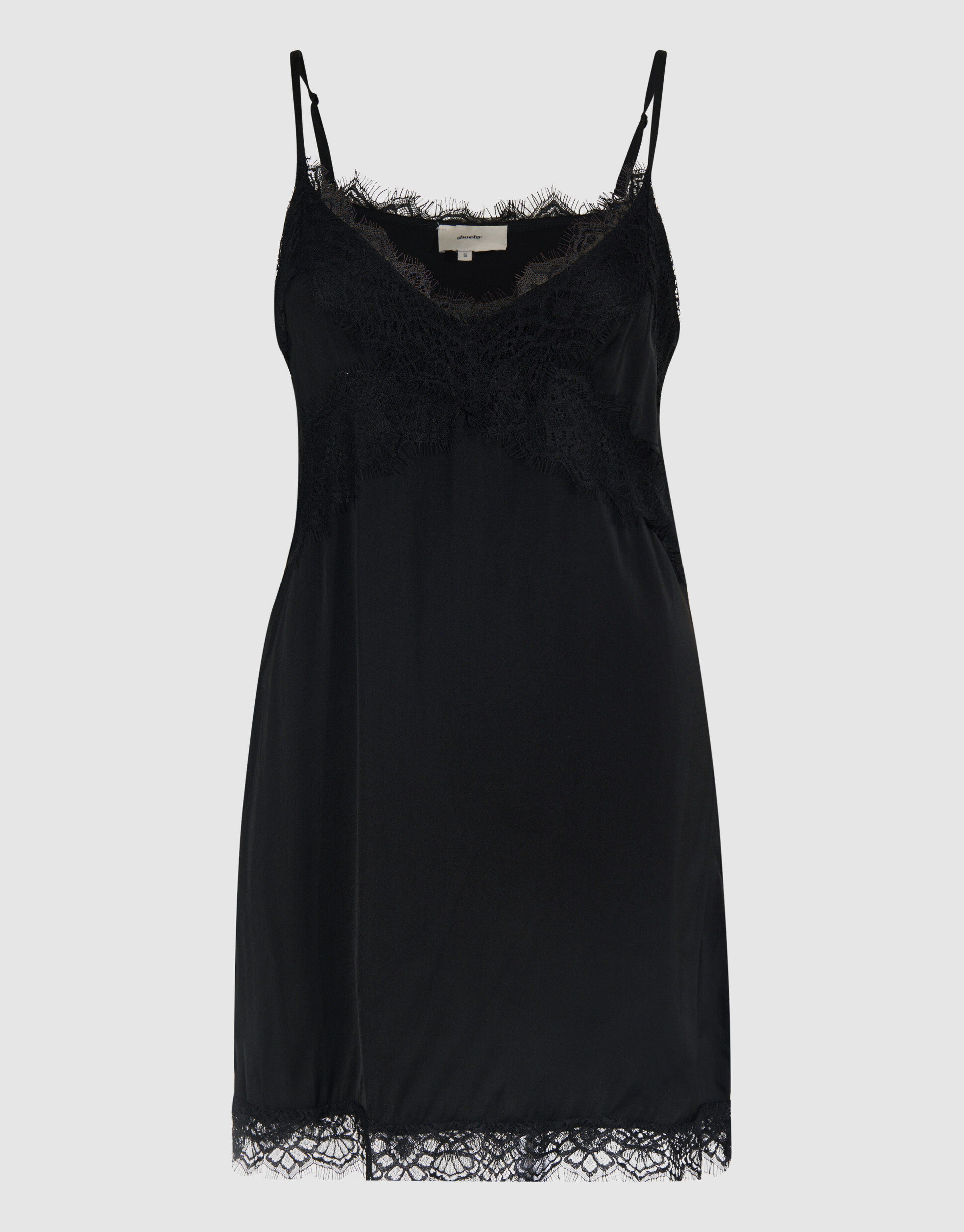 Kanten Mini Jurk Zwart SHOEBY WOMEN