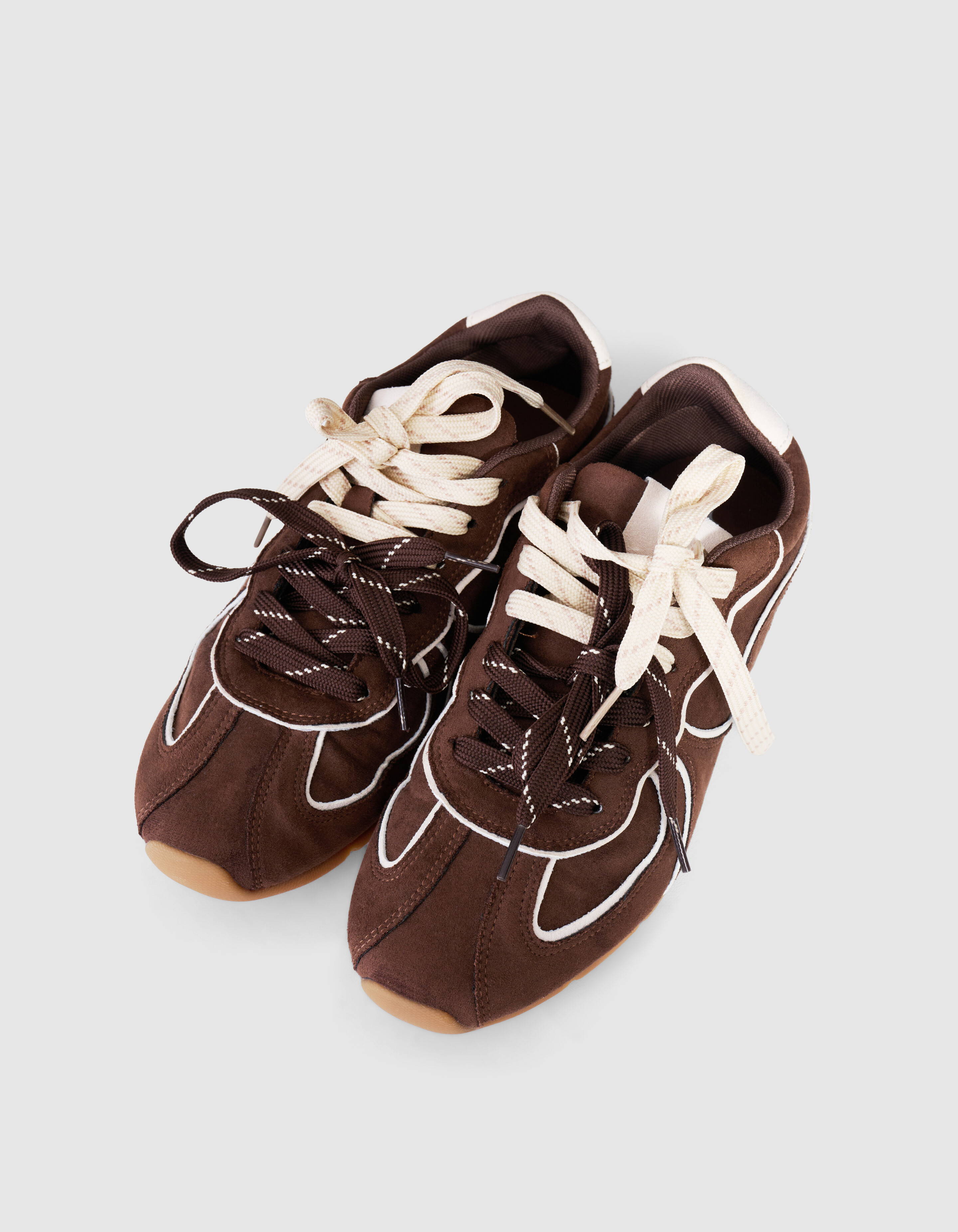 Double Lace Sneaker Bruin SHOEBY SHOES