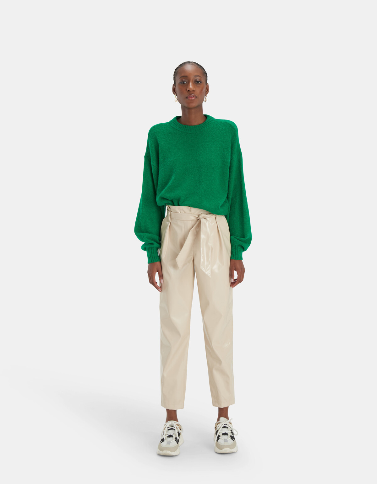 Plain Knit Pullover