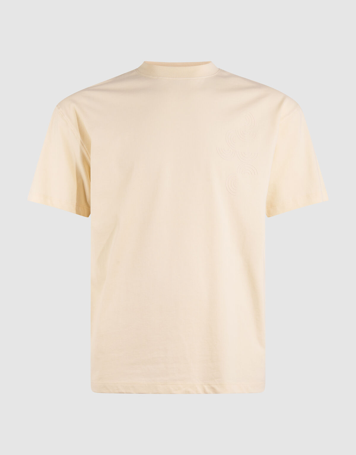 Organic Artwork T-shirt Lichtgeel SHOEBY MEN