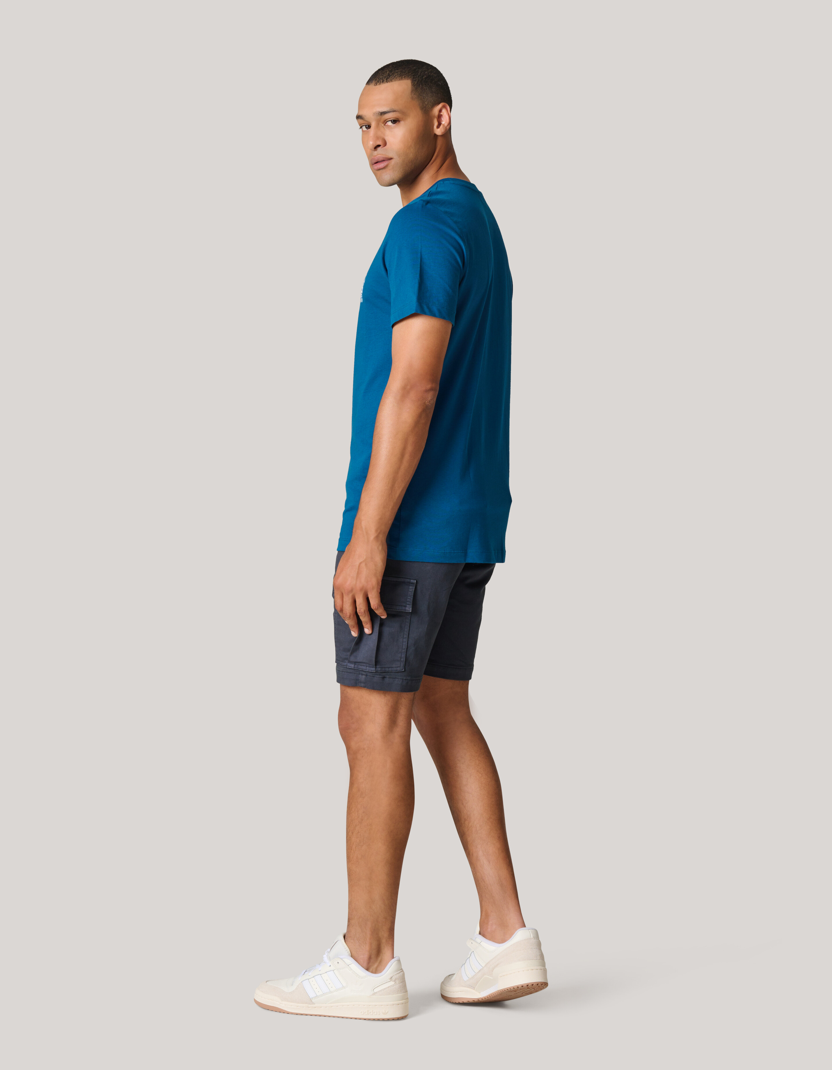 Artwork T-shirt Donkerblauw SHOEBY MEN