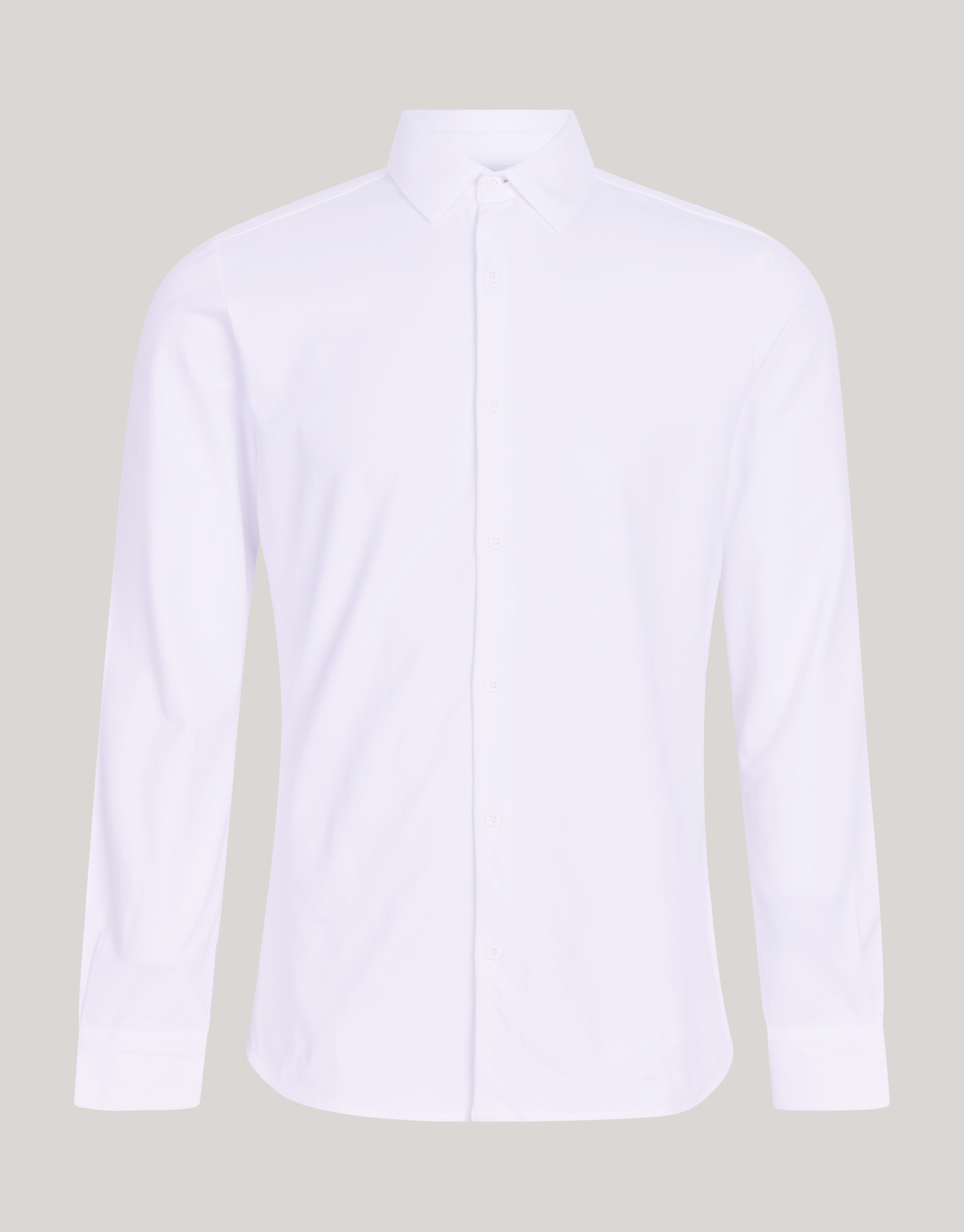 Jersey Overhemd Wit SHOEBY MEN