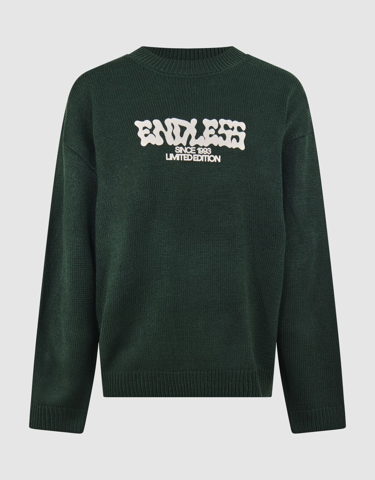 Endless Artwork Sweater Donkergroen SHOEBY BOYS