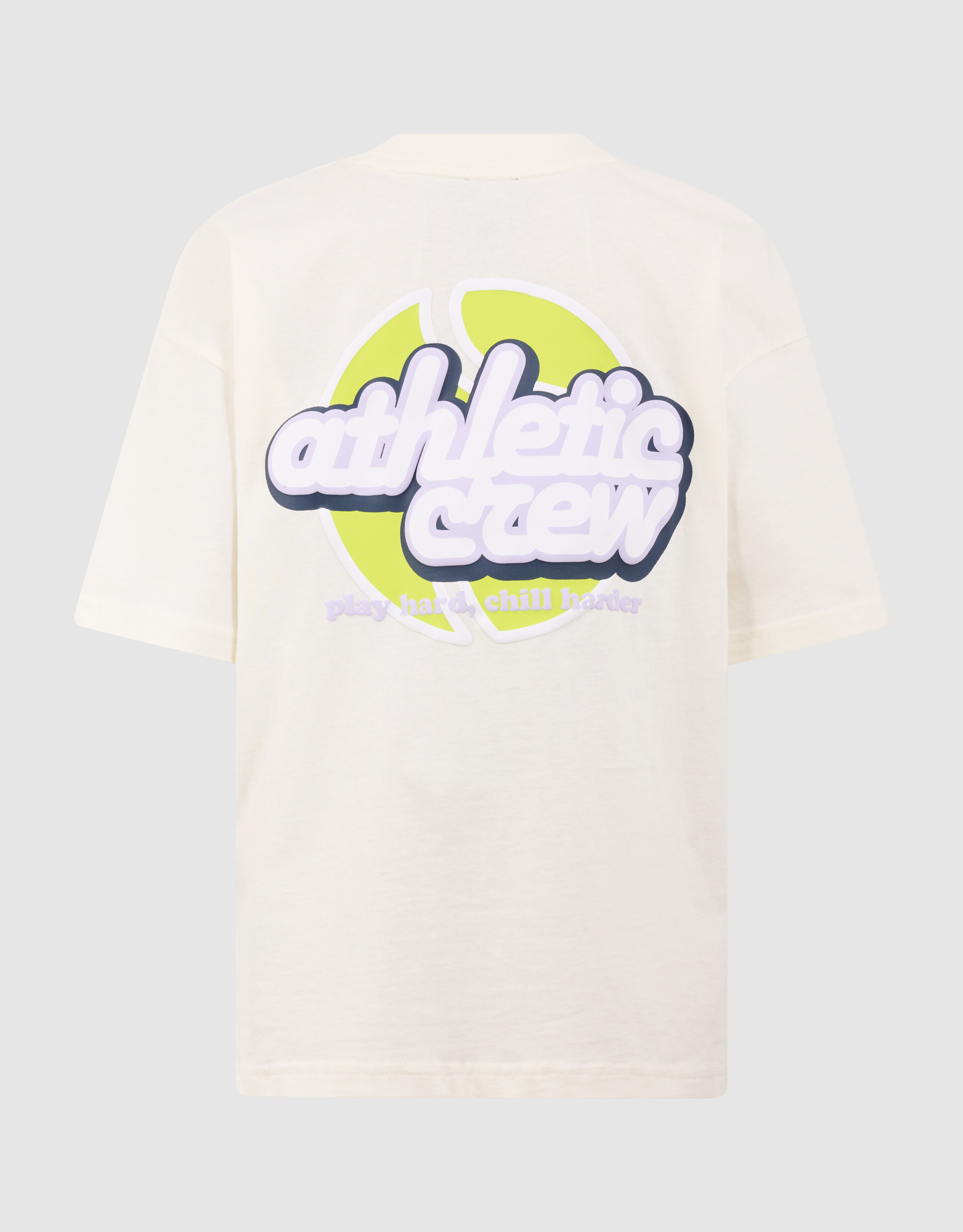 Athletic Artwork T-shirt Gebroken Wit SHOEBY BOYS