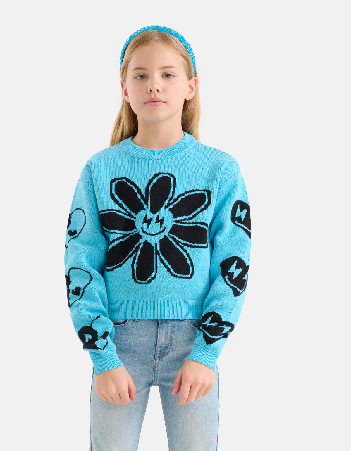 Artwork Trui Blauw SHOEBY GIRLS