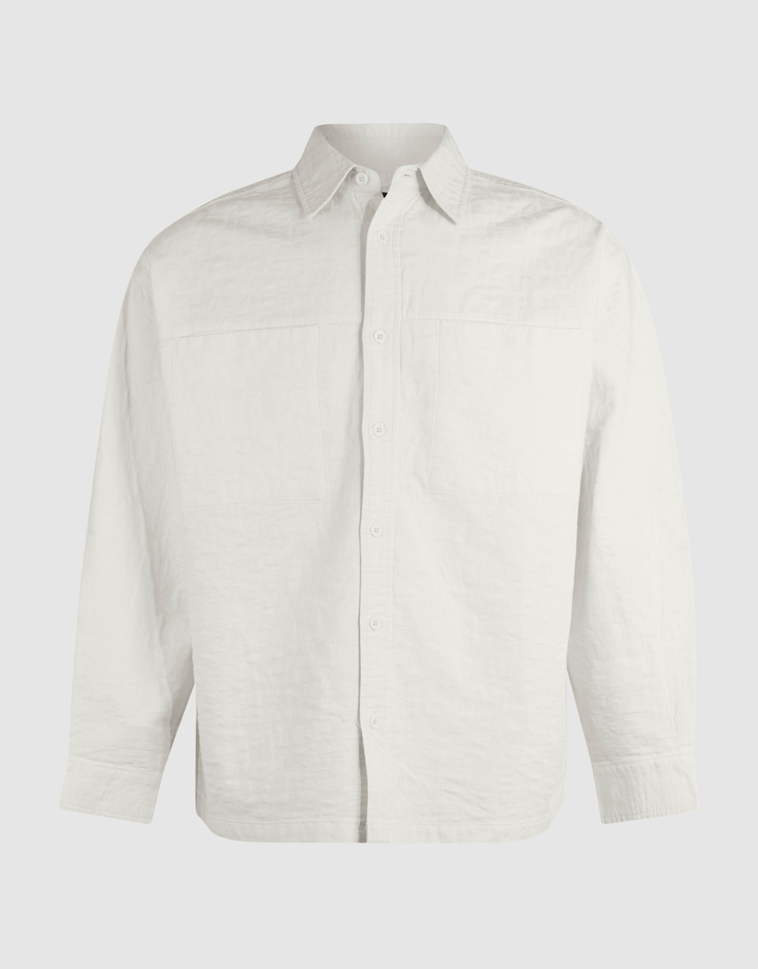 Structuur Overshirt Gebroken Wit SHOEBY MEN