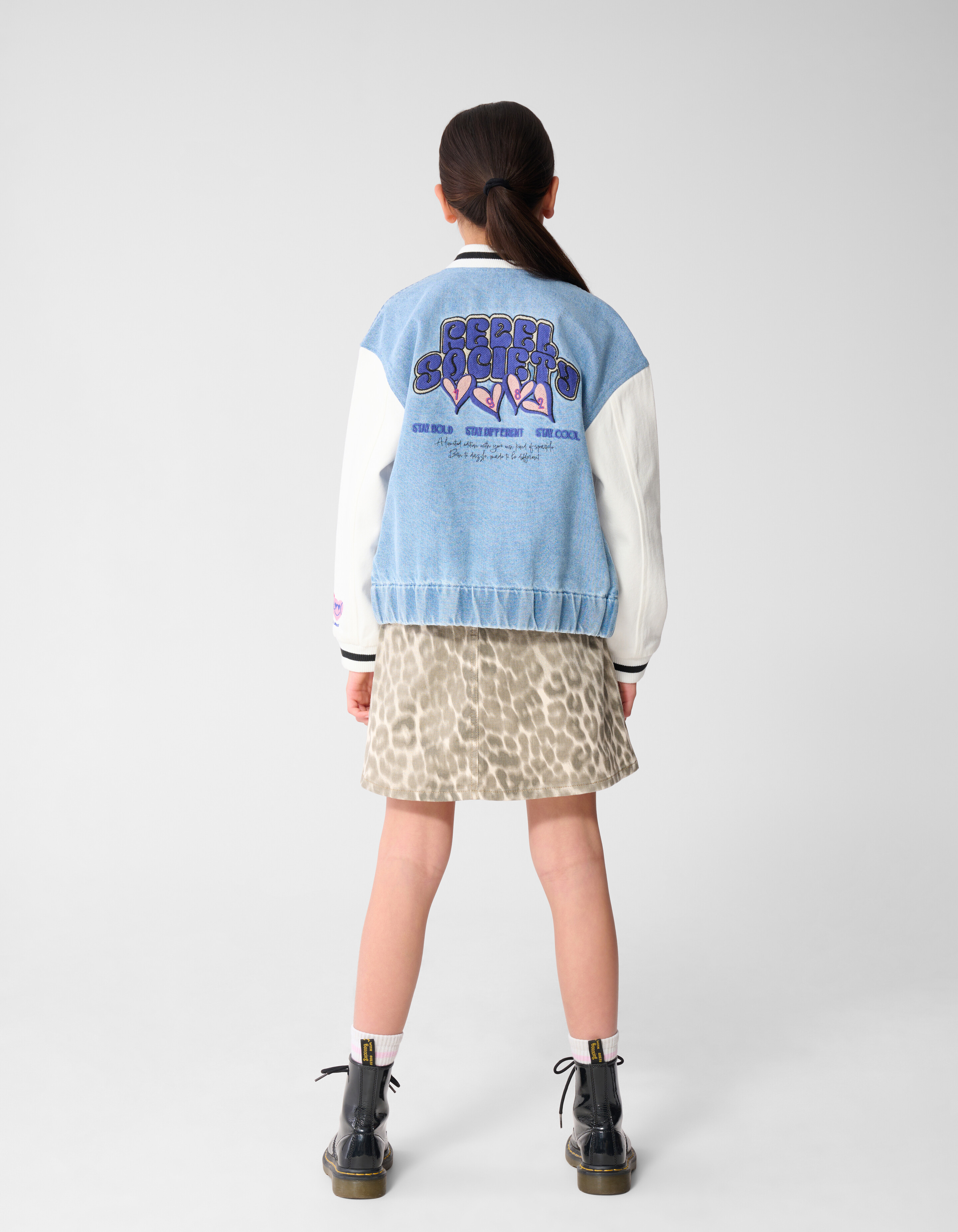 Pleated Leopard Mini Rok Lichtbruin SHOEBY GIRLS