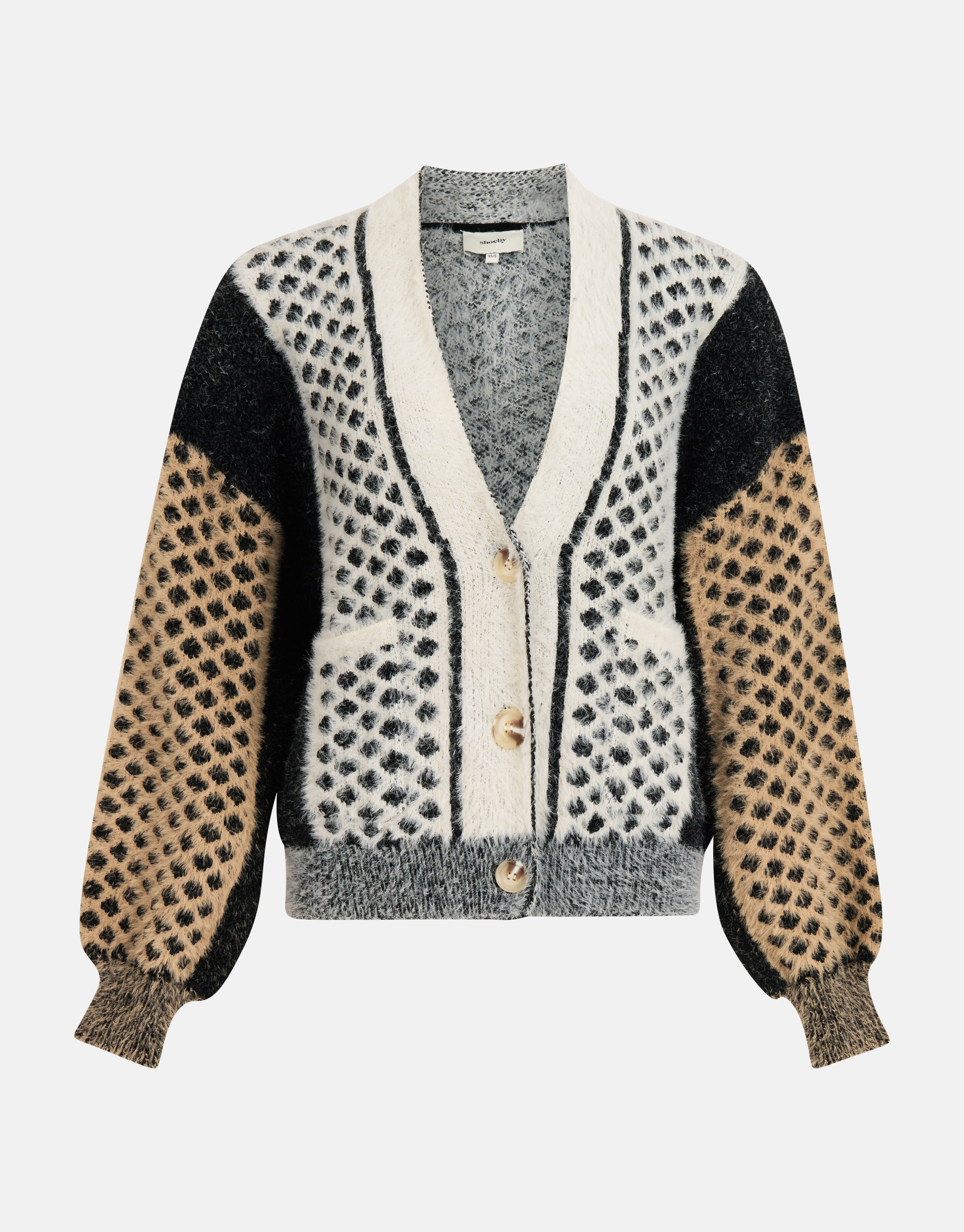 Soft Jacquard Vest Zwart By Mieke SHOEBY WOMEN