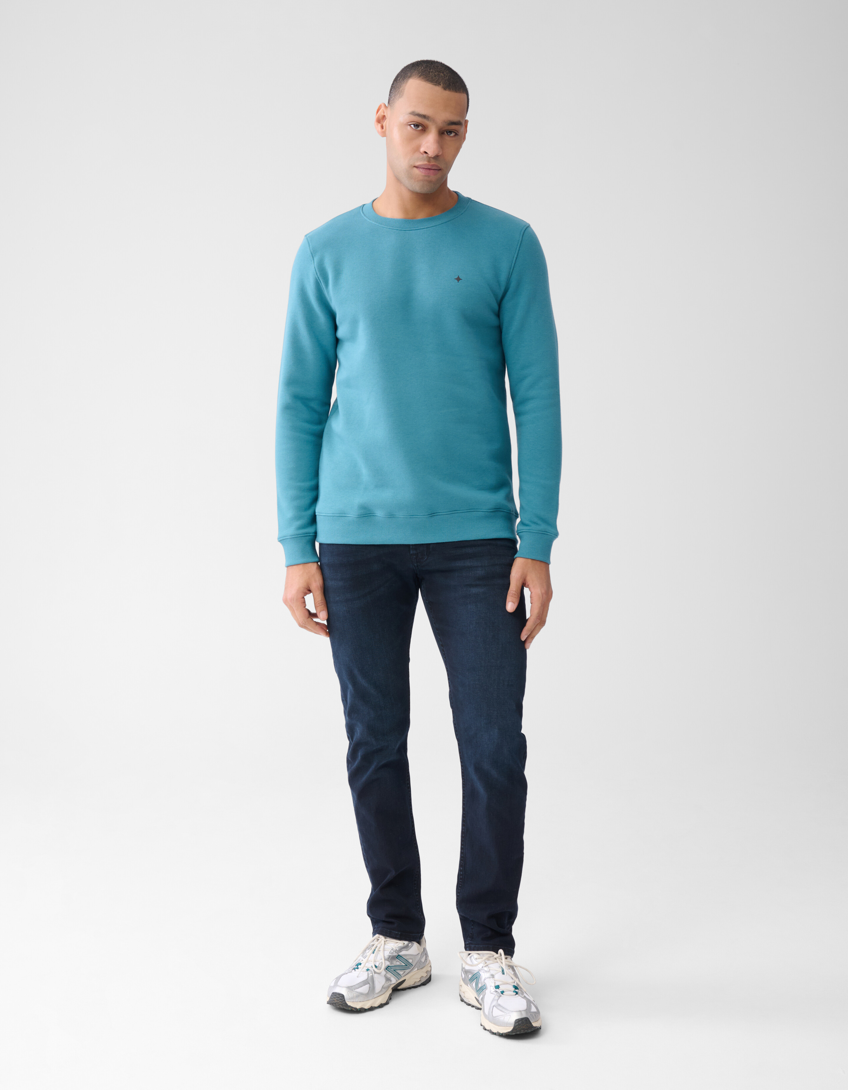 Sparkle Sweater Blauw SHOEBY MEN