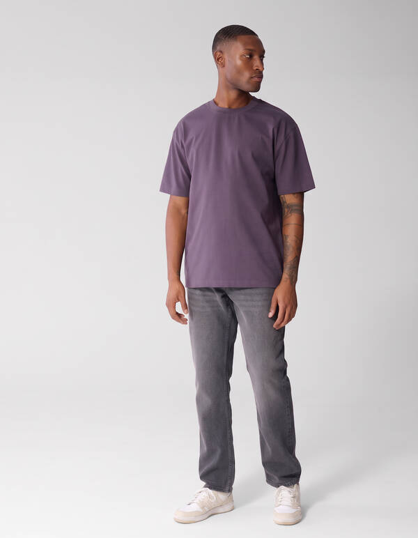 Keper Graphic T-shirt Paars SHOEBY MEN