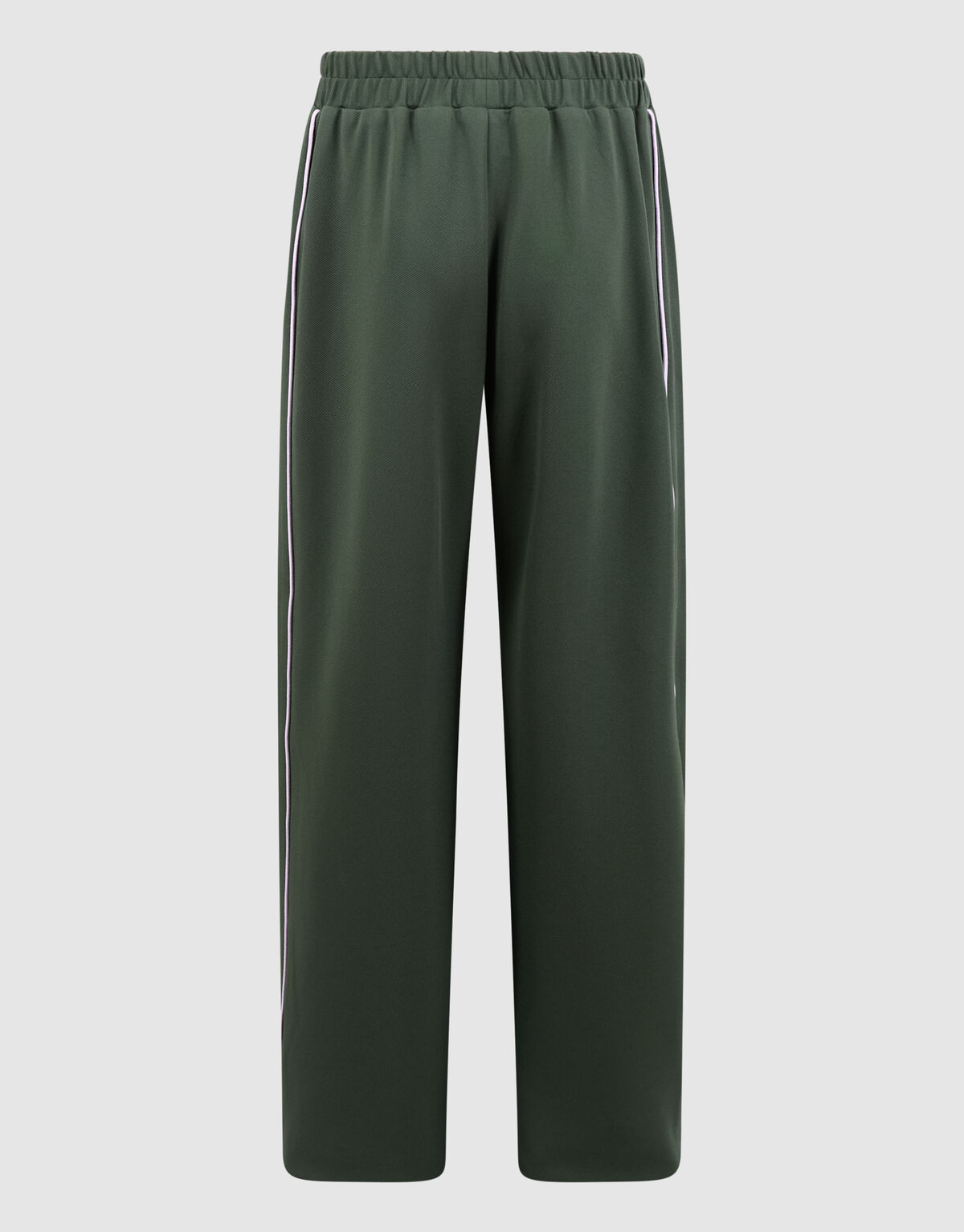 Piping Wide Leg Fit Broek Donkergroen SHOEBY GIRLS