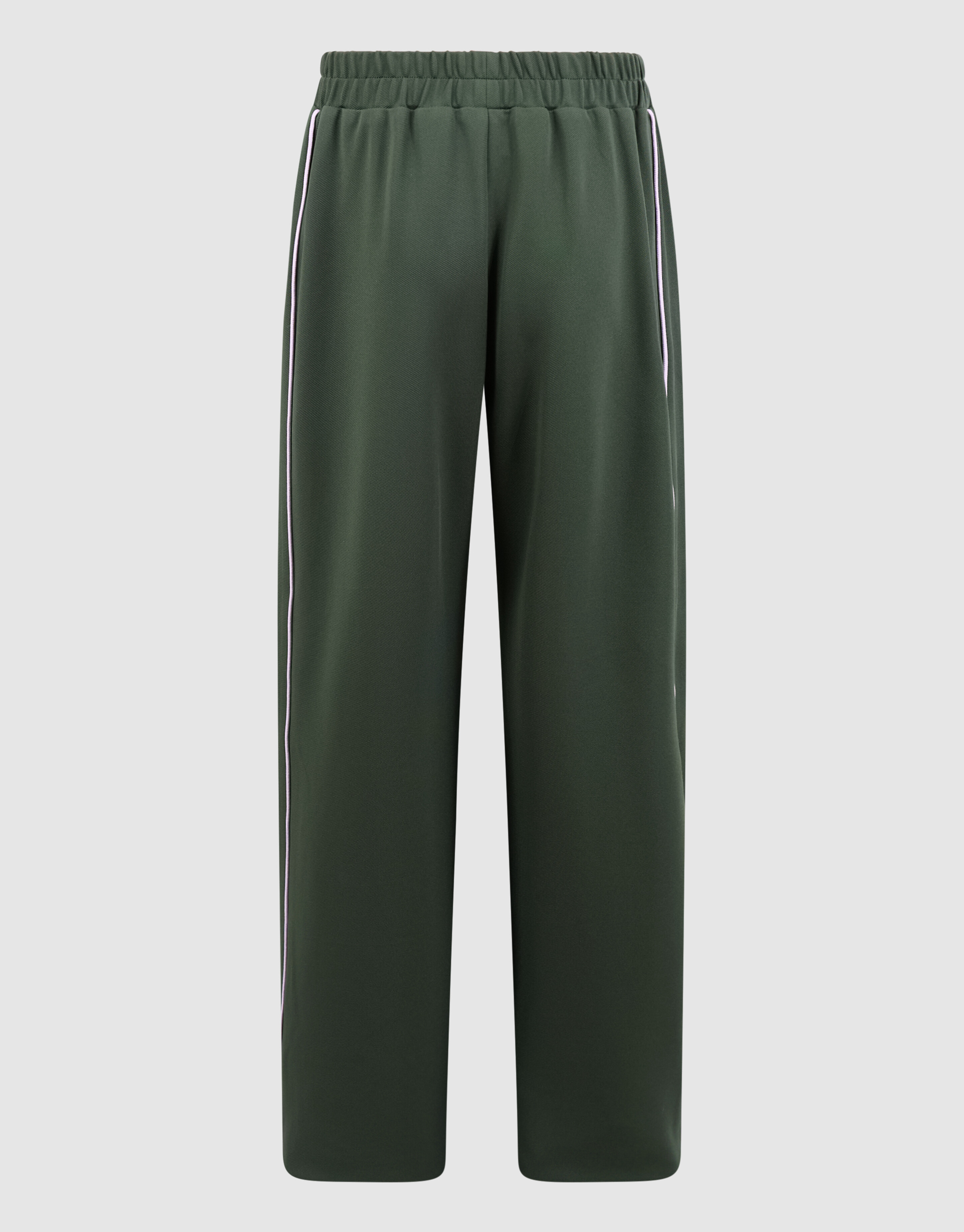 Piping Wide Leg Fit Broek Donkergroen SHOEBY GIRLS