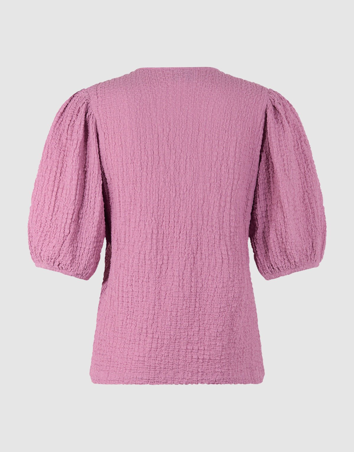 Crinkle V-Hals Top Roze SHOEBY WOMEN