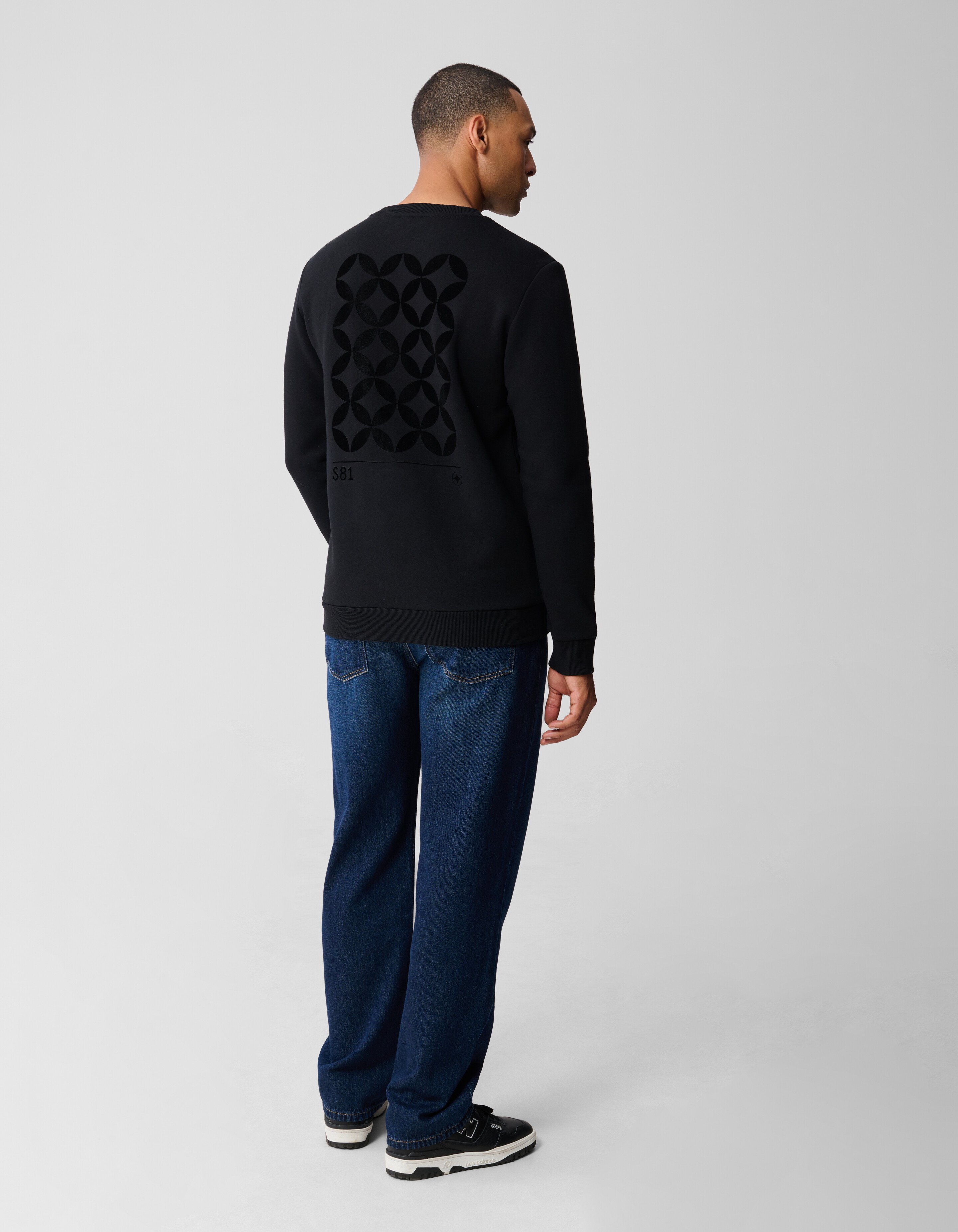 Flock Sweater Zwart SHOEBY MEN