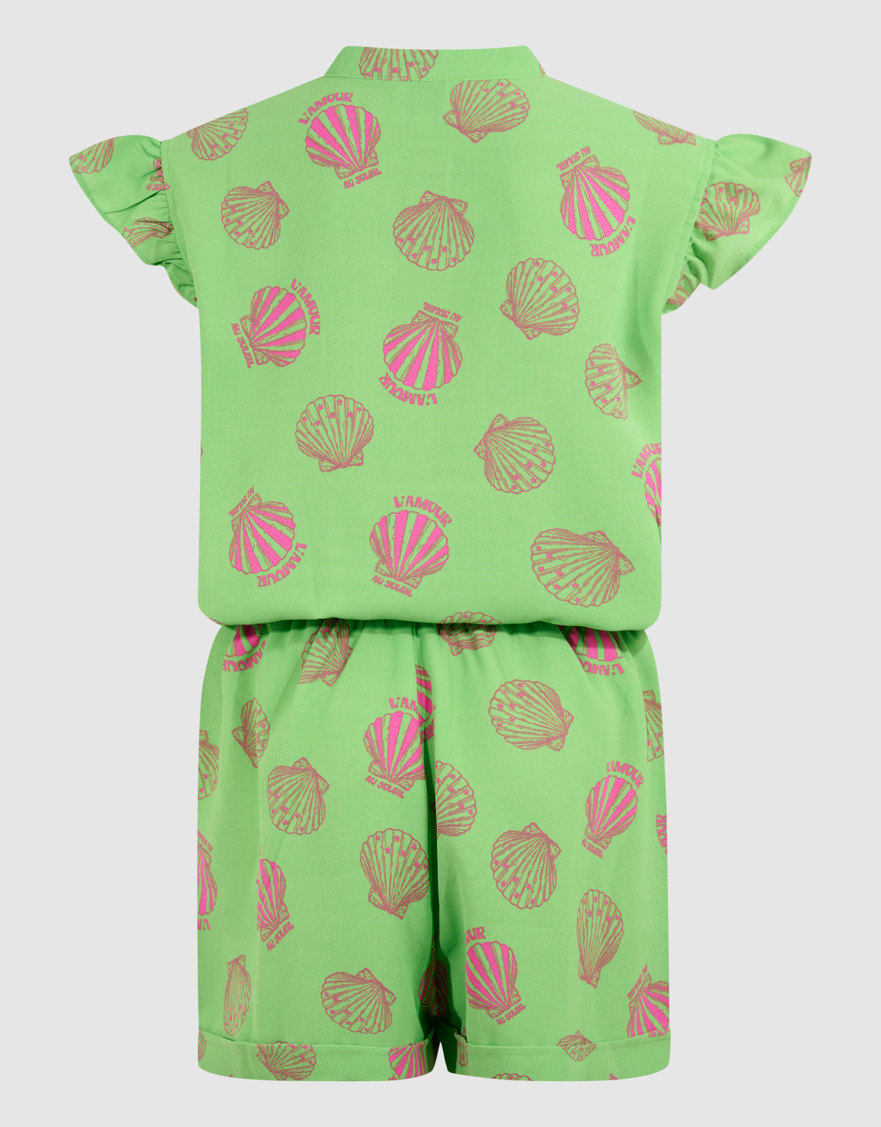 Schelpen Jumpsuit Groen SHOEBY GIRLS
