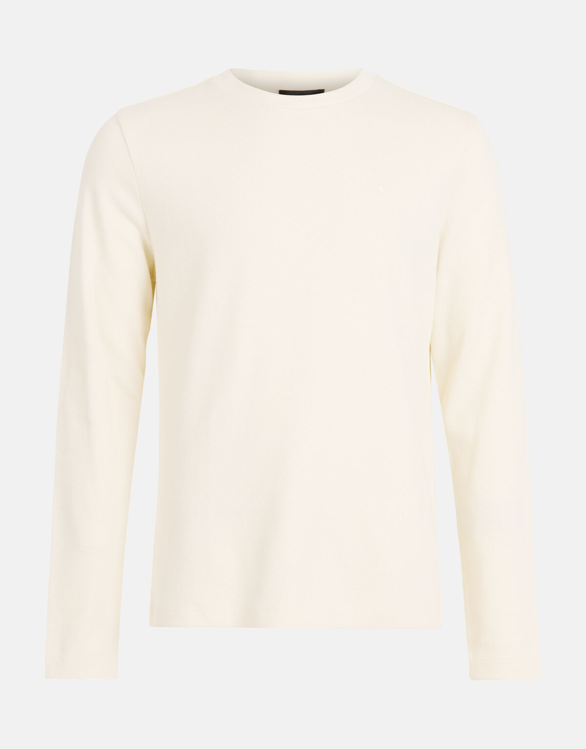 Structuur Longsleeve Gebroken Wit SHOEBY MEN