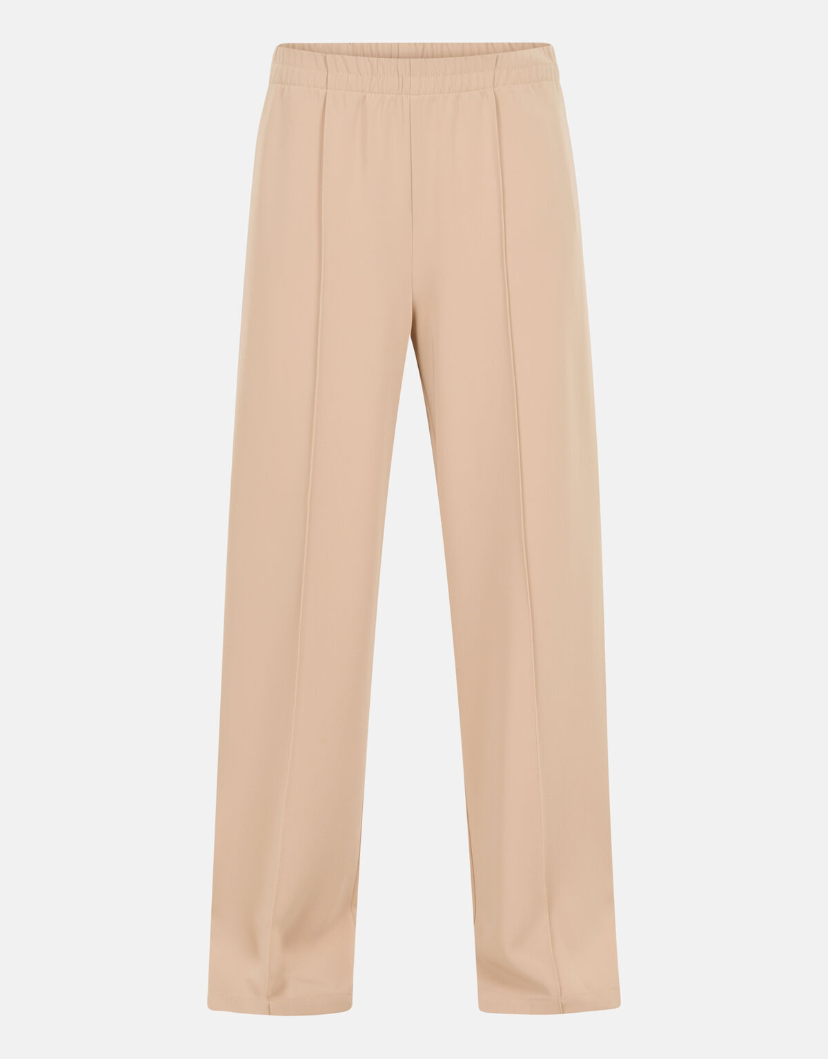 Sporty Wide Leg Broek Beige SHOEBY WOMEN