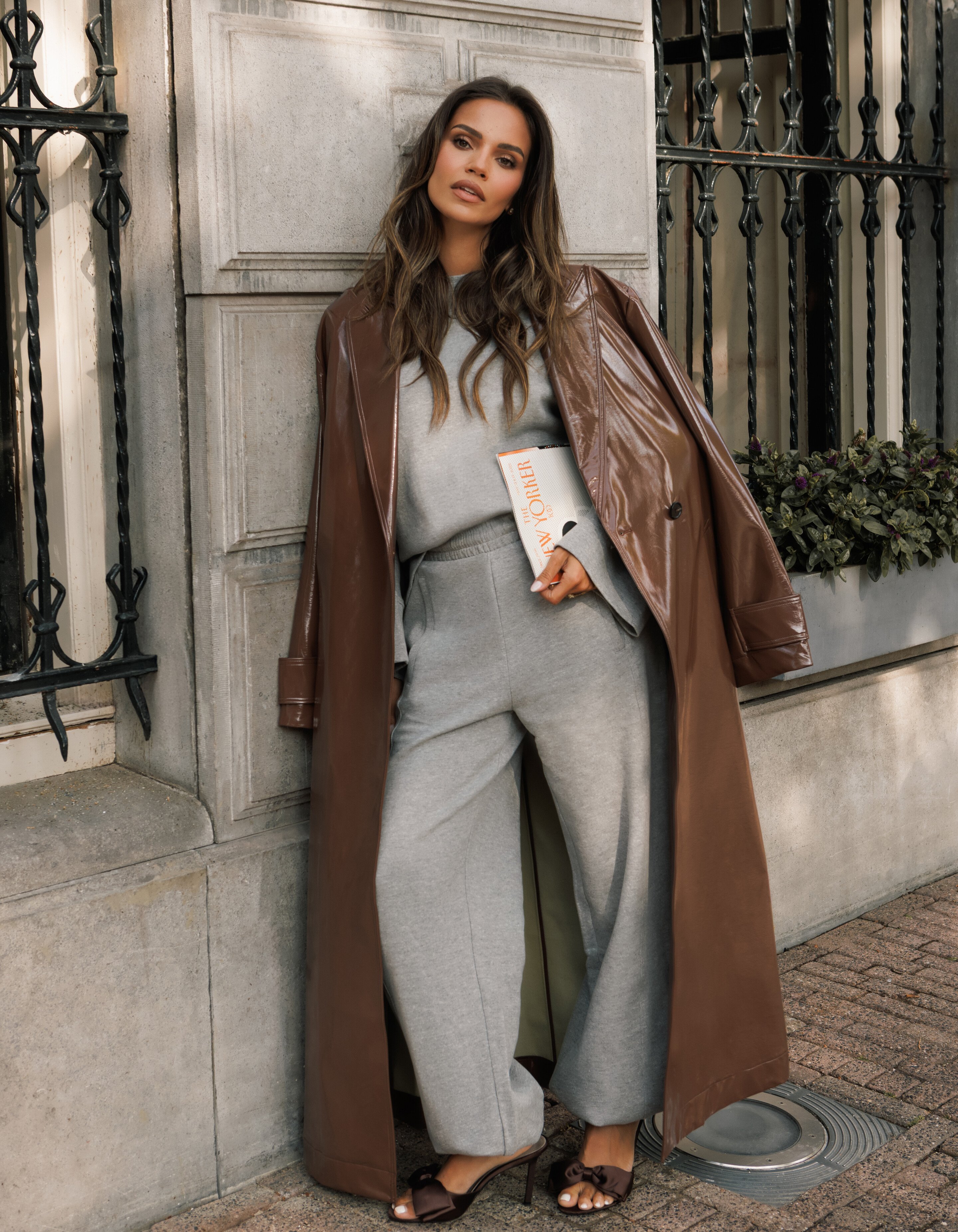 Sweat Jogger Broek Lichtgrijs By Monica SHOEBY WOMEN