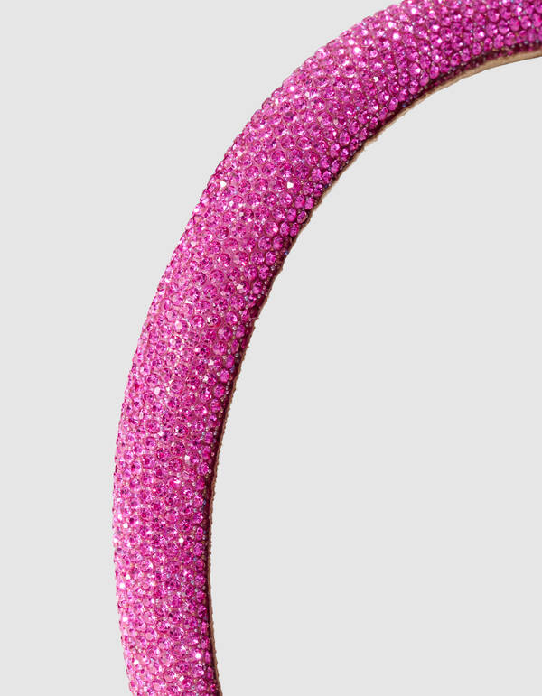 Strass Haarband Roze SHOEBY ACCESSOIRES