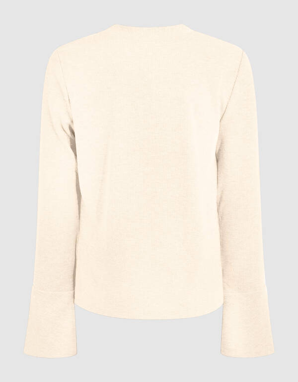 Strass Top Gebroken Wit SHOEBY GIRLS