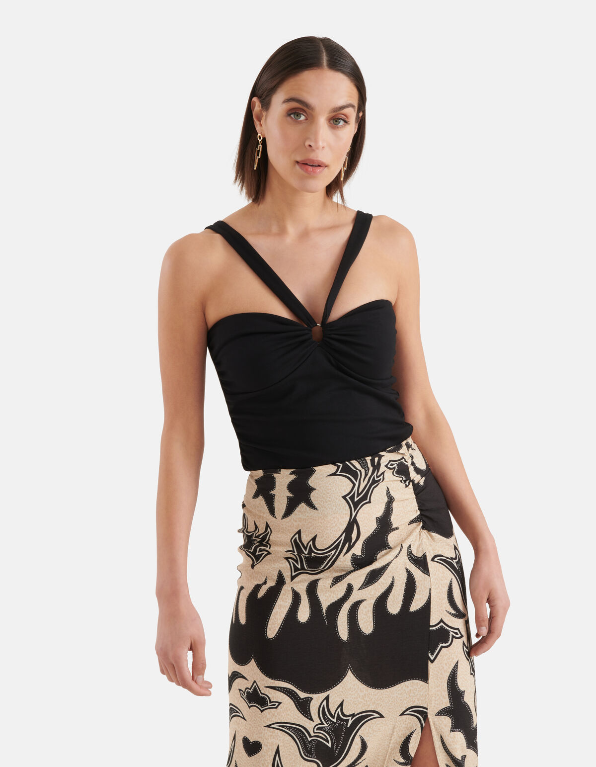 Halter Top Zwart SHOEBY WOMEN