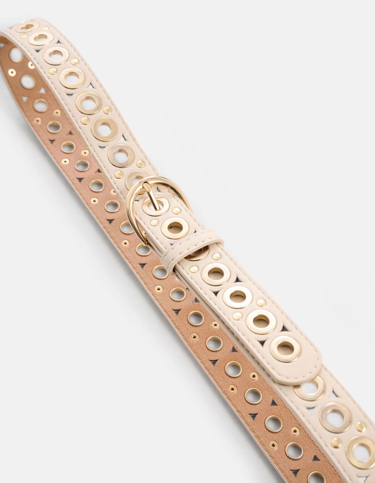 Eyelet Riem Gebroken Wit SHOEBY ACCESSOIRES