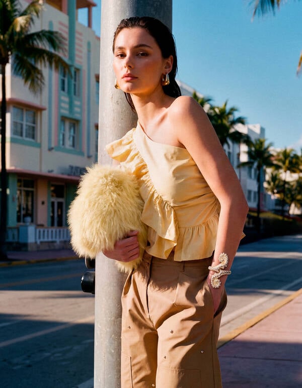 Strass Shell Armband Goud SHOEBY ACCESSOIRES