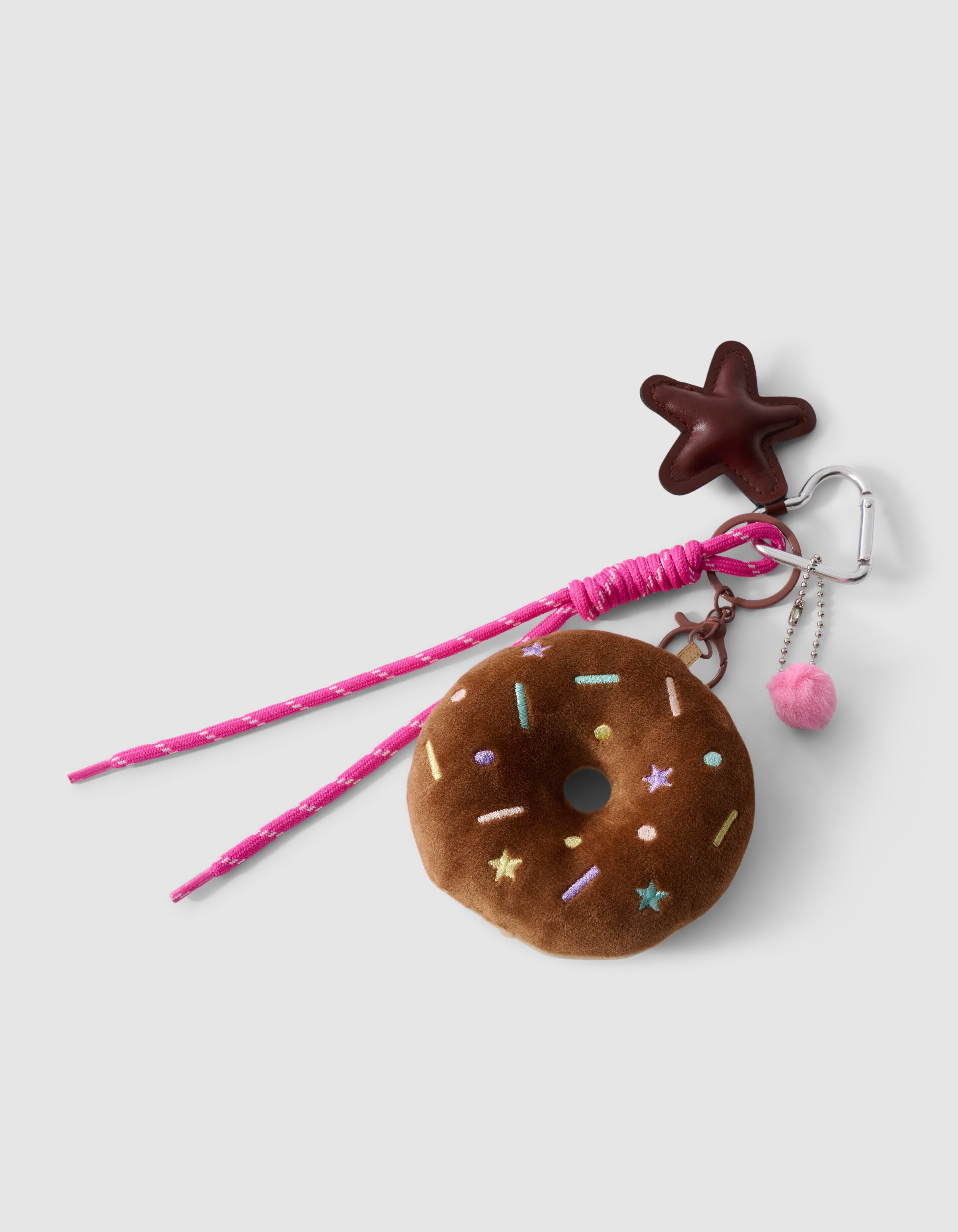 Donut Sleutelhanger Bruin SHOEBY ACCESSOIRES