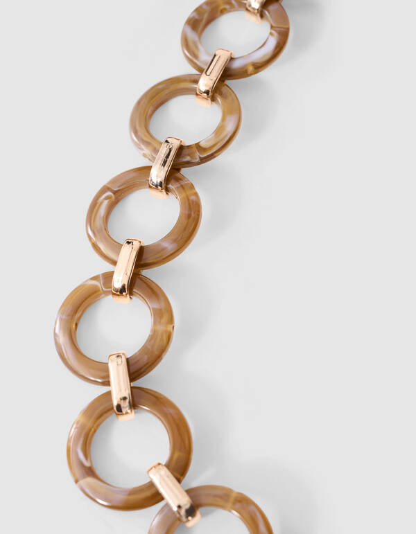 Ronde Ring Riem Bruin ACCESSOIRES SHOEBY