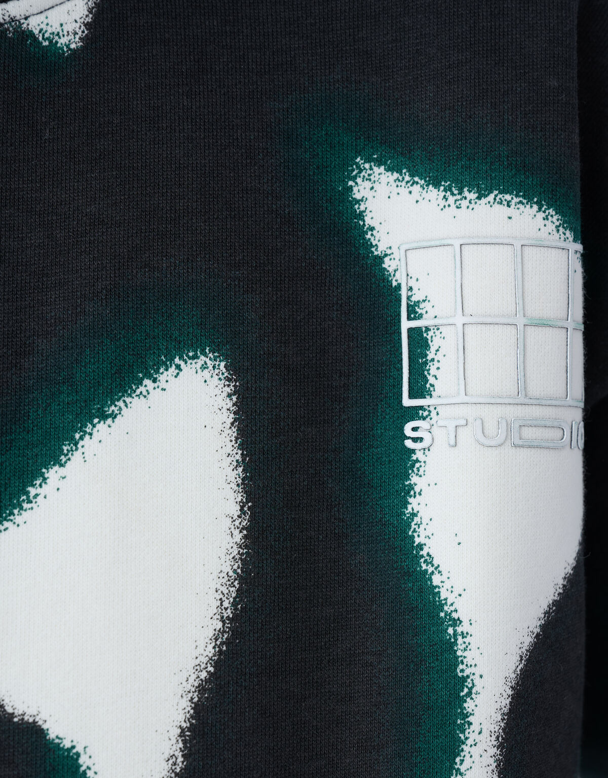 Printed Hoodie Zwart SHOEBY BOYS