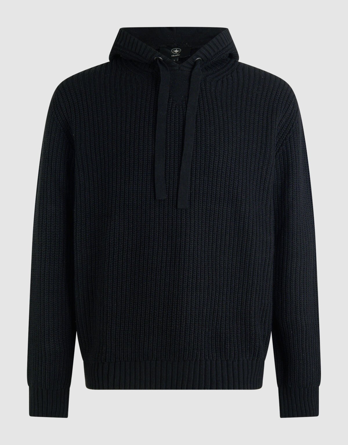 Gebreide Hoodie Zwart SHOEBY MEN