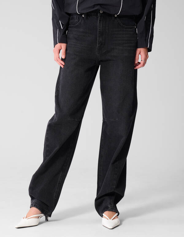 Sculpted Barrel Fit Jeans Zwart SHOEBY WOMEN