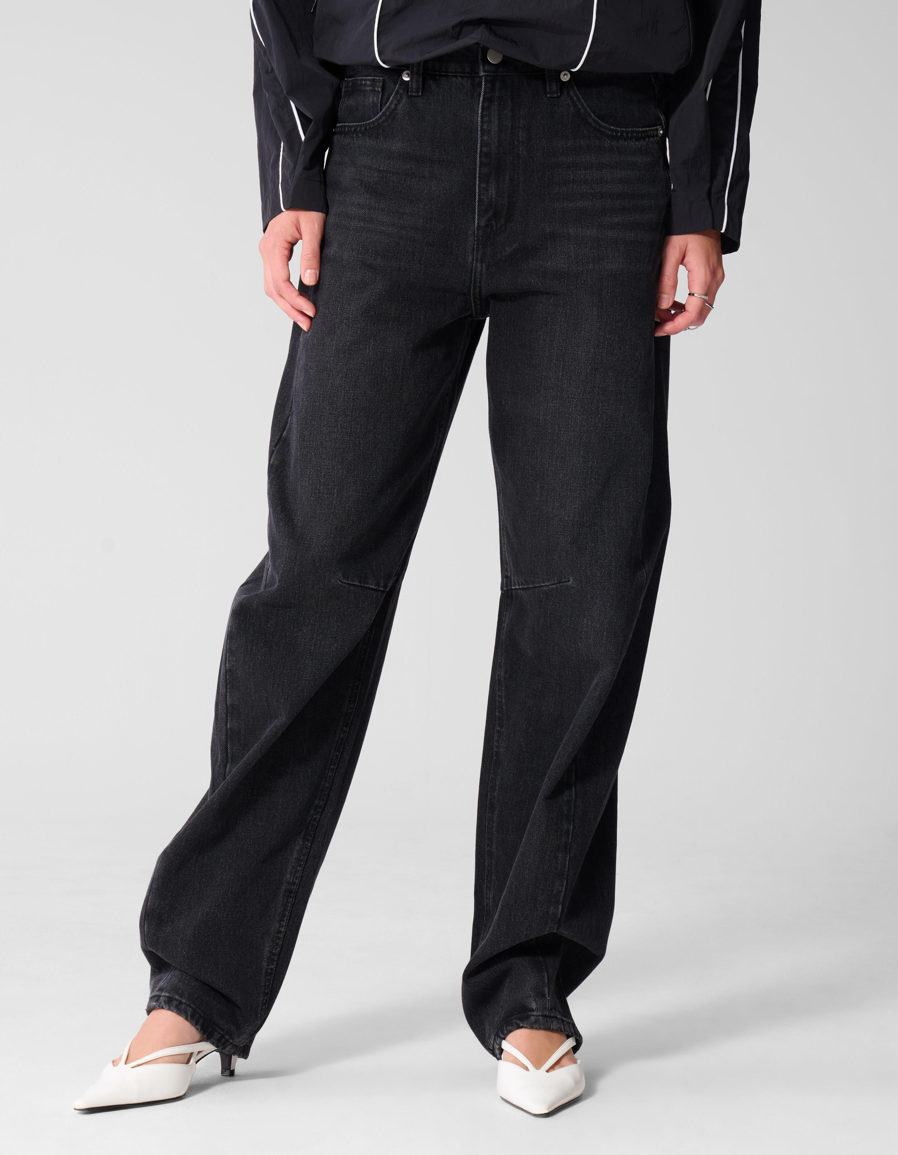 Sculpted Barrel Fit Jeans Zwart SHOEBY WOMEN