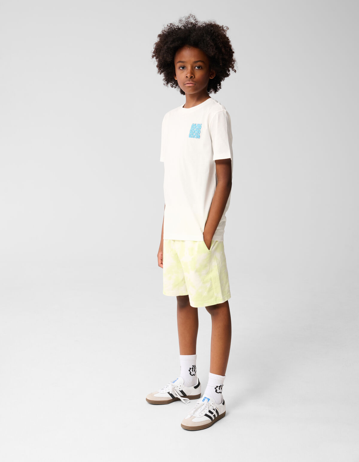 Malibu Artwork T-shirt Gebroken Wit SHOEBY BOYS