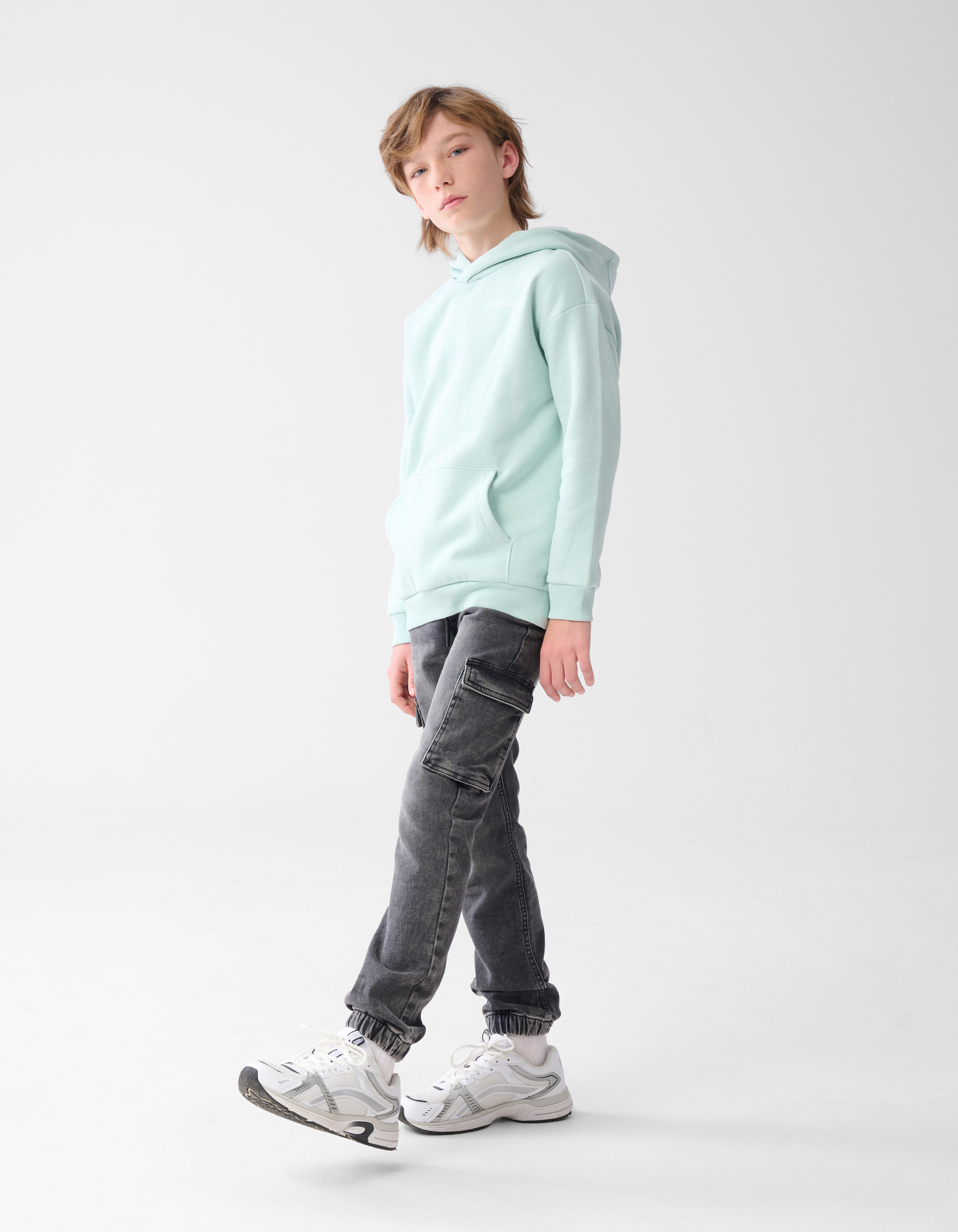 Cargo Jog Broek Donkergrijs SHOEBY BOYS