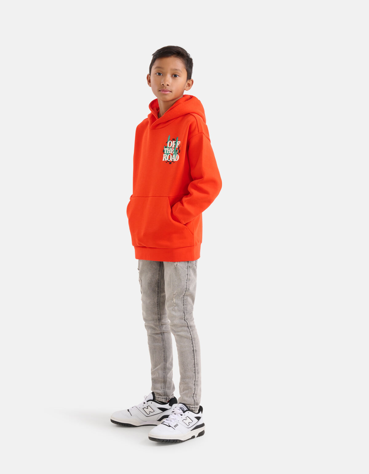 Artwork Hoodie Rood SHOEBY BOYS