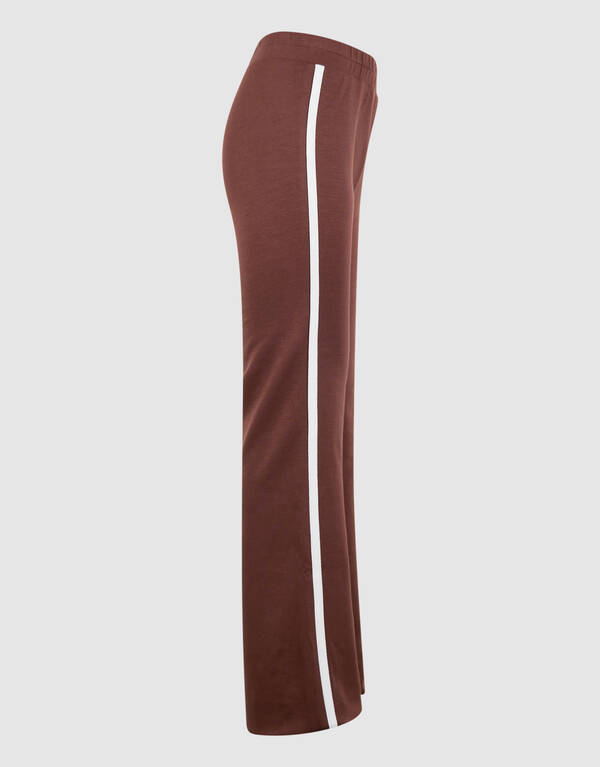 Sporty Flared Broek Bruin SHOEBY GIRLS