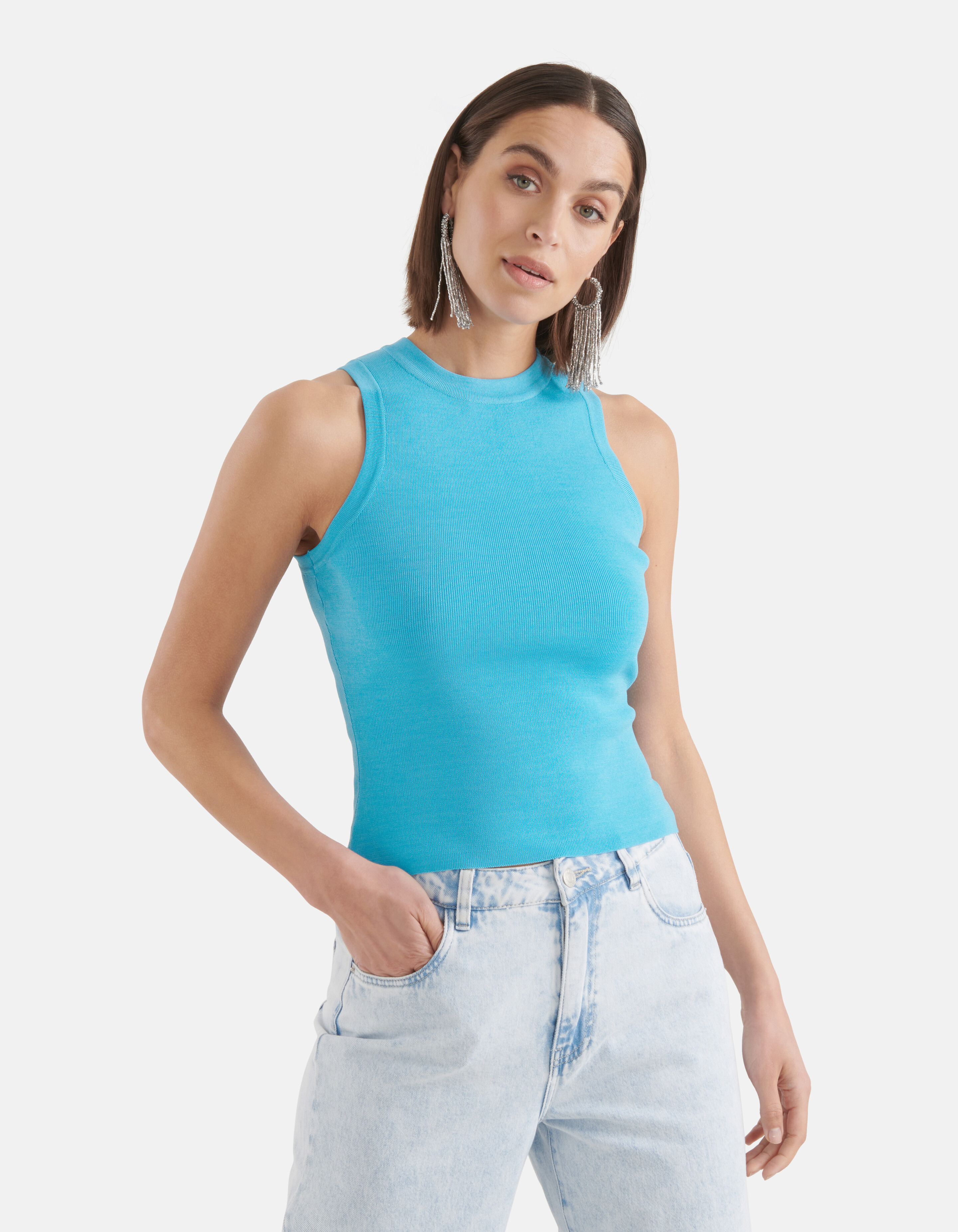Halter Top Blauw SHOEBY WOMEN