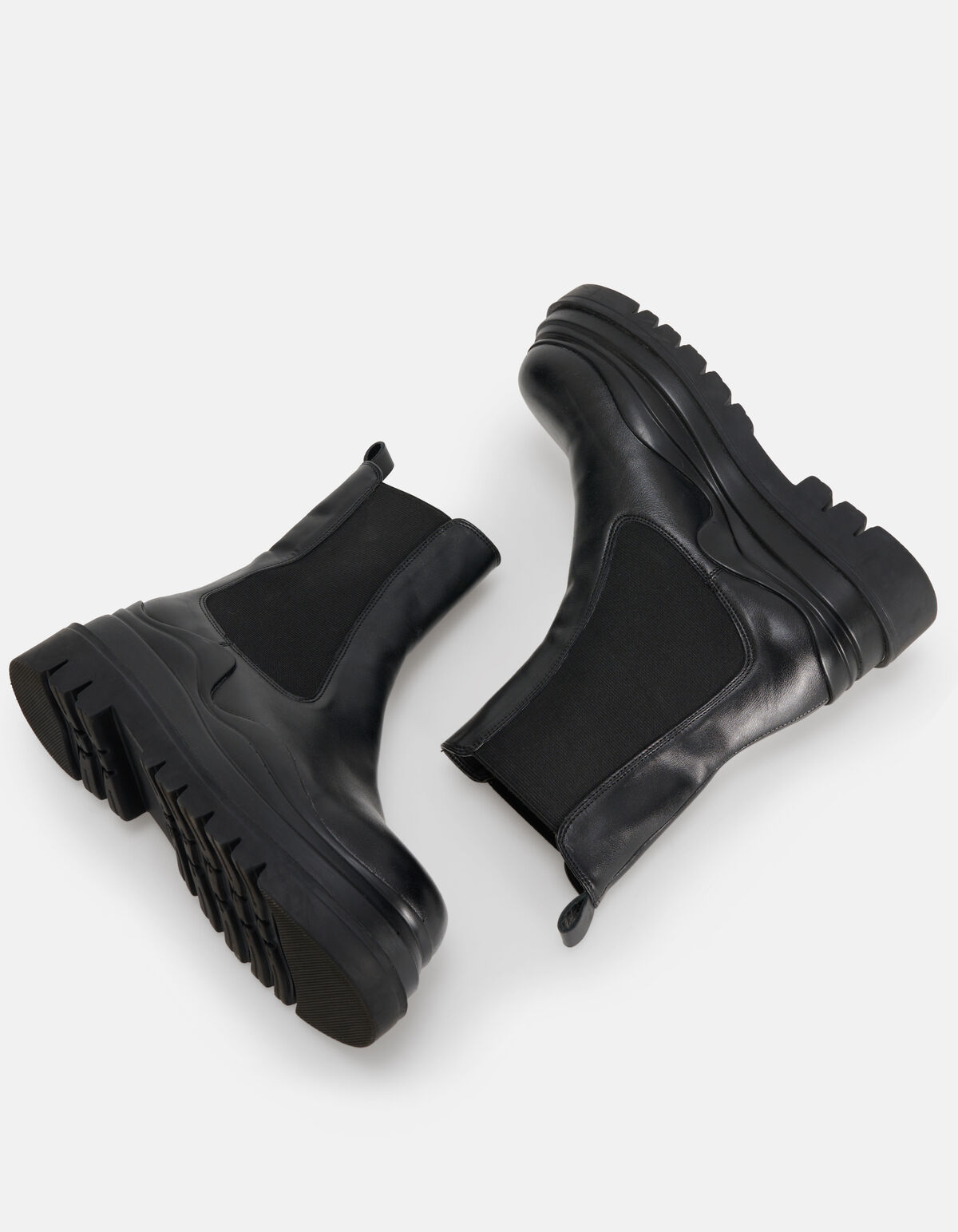 Golvende Chelsea Laarzen Zwart SHOEBY SHOES