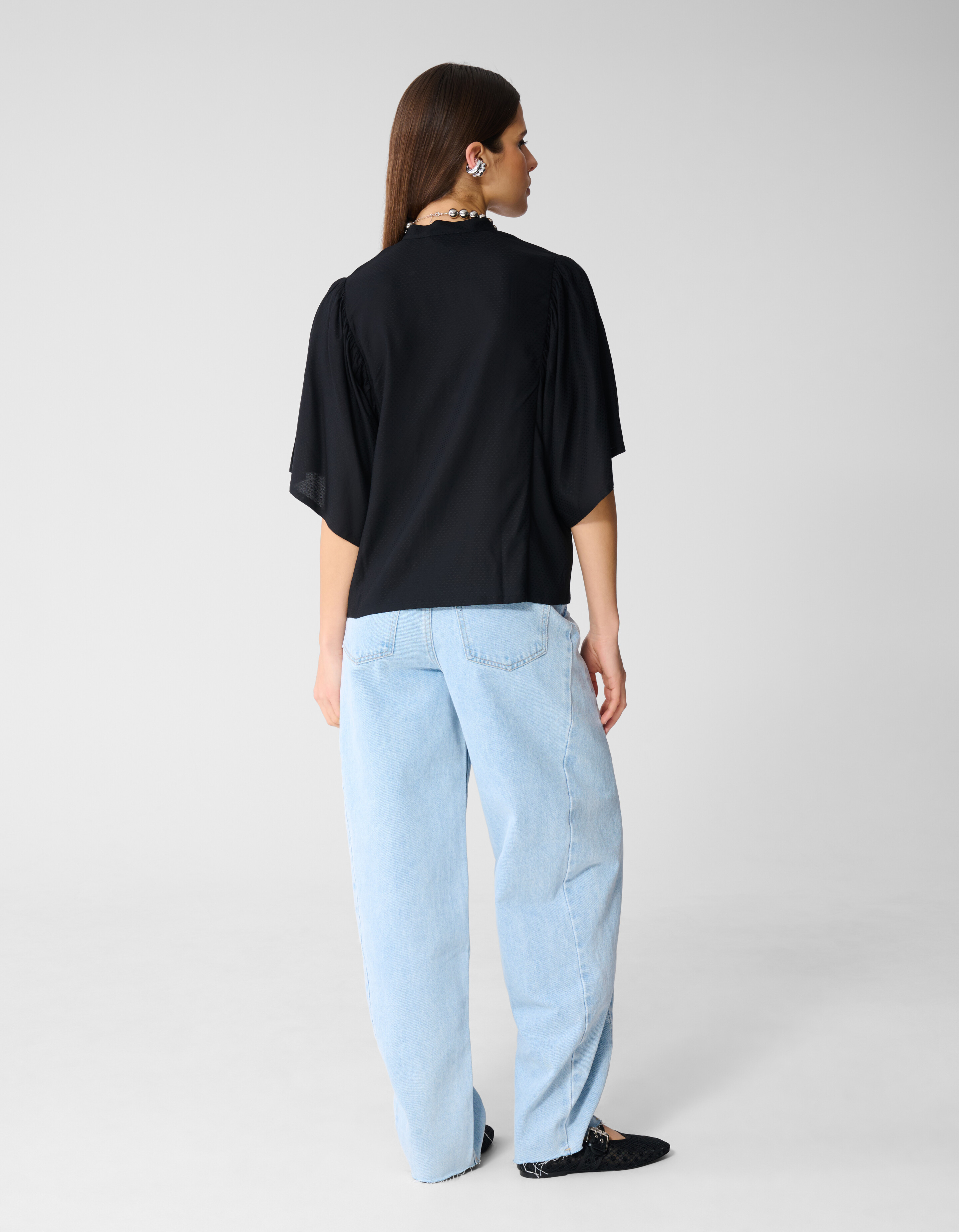 Flowy Top Zwart SHOEBY WOMEN