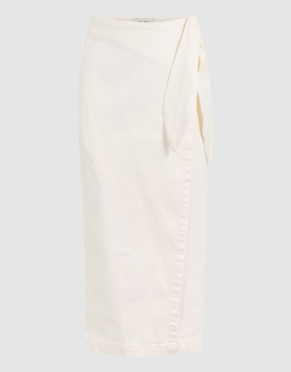 Denim Midi Rok Gebroken Wit By Fred SHOEBY WOMEN