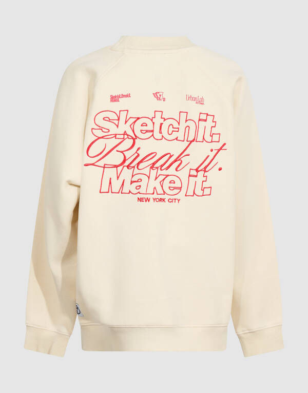 Sketch Sweater Ecru SHOEBY BOYS