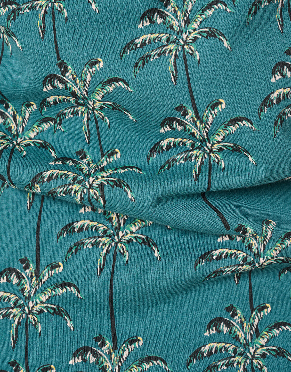 Printed T-shirt Turquoise SHOEBY MEN
